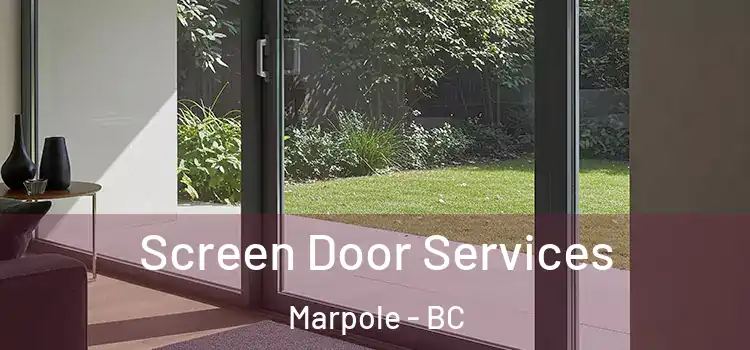 Screen Door Services Marpole - BC